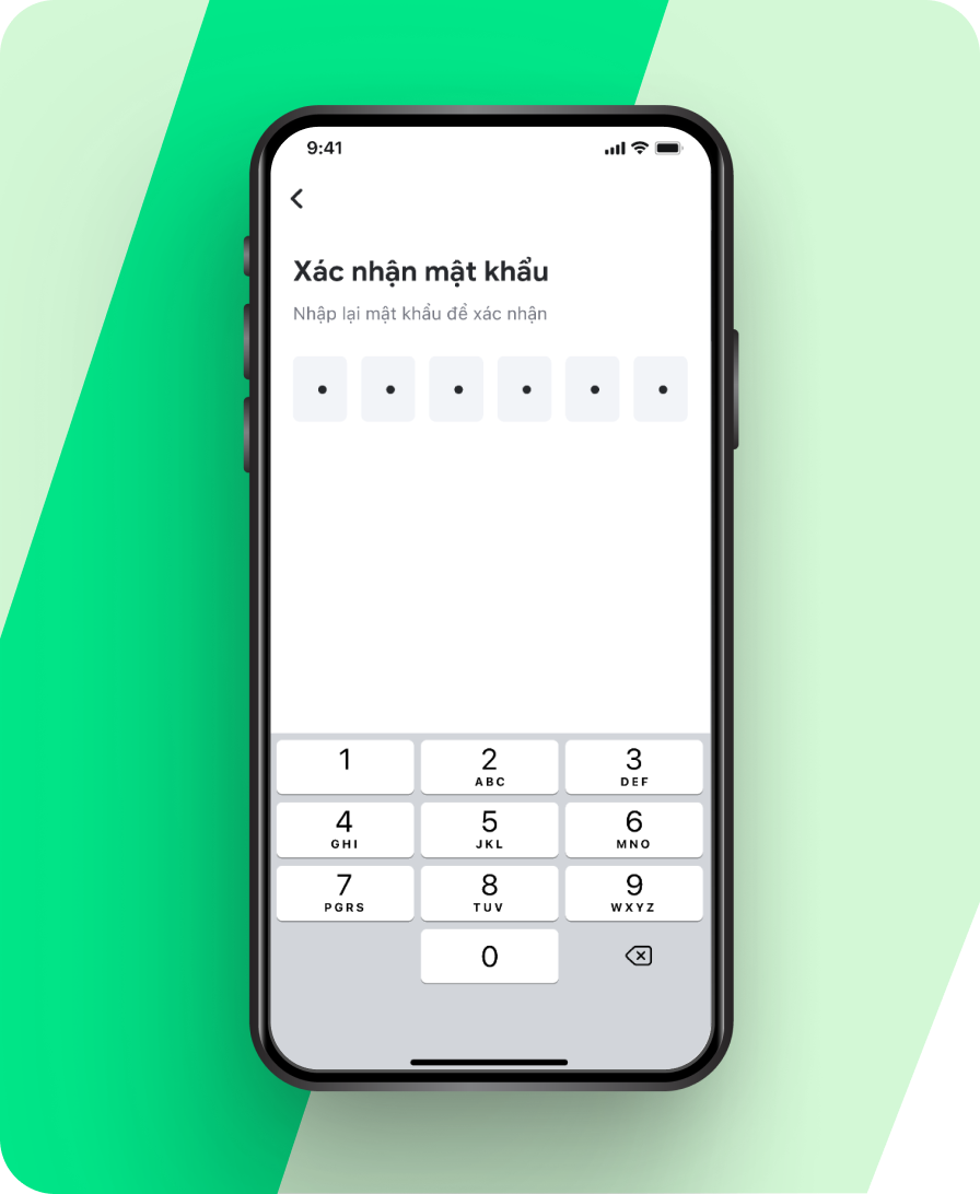 Xác nhận mật khẩu